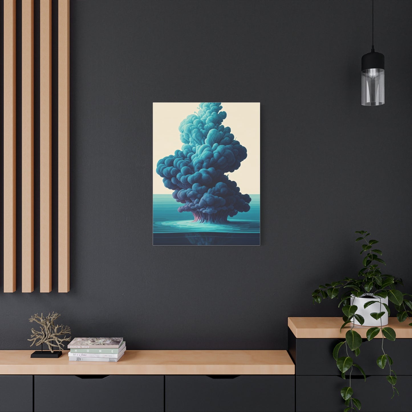 Rising Tide Mist Form Wall Art & Canvas Prints