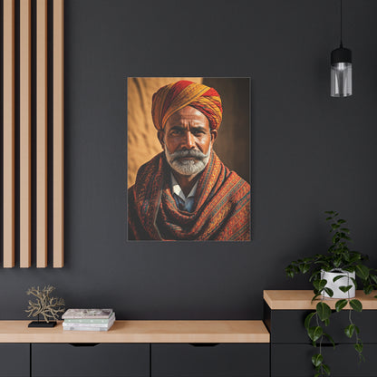 Desert Heritage Elder Portrait Wall Art & Canvas Prints