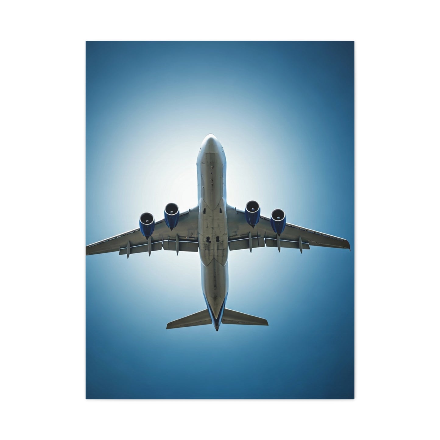 Airplane Ascent Into the Open Sky Wall Art & Canvas Prints