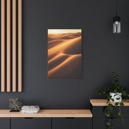 Golden Desert Waves Wall Art & Canvas Prints