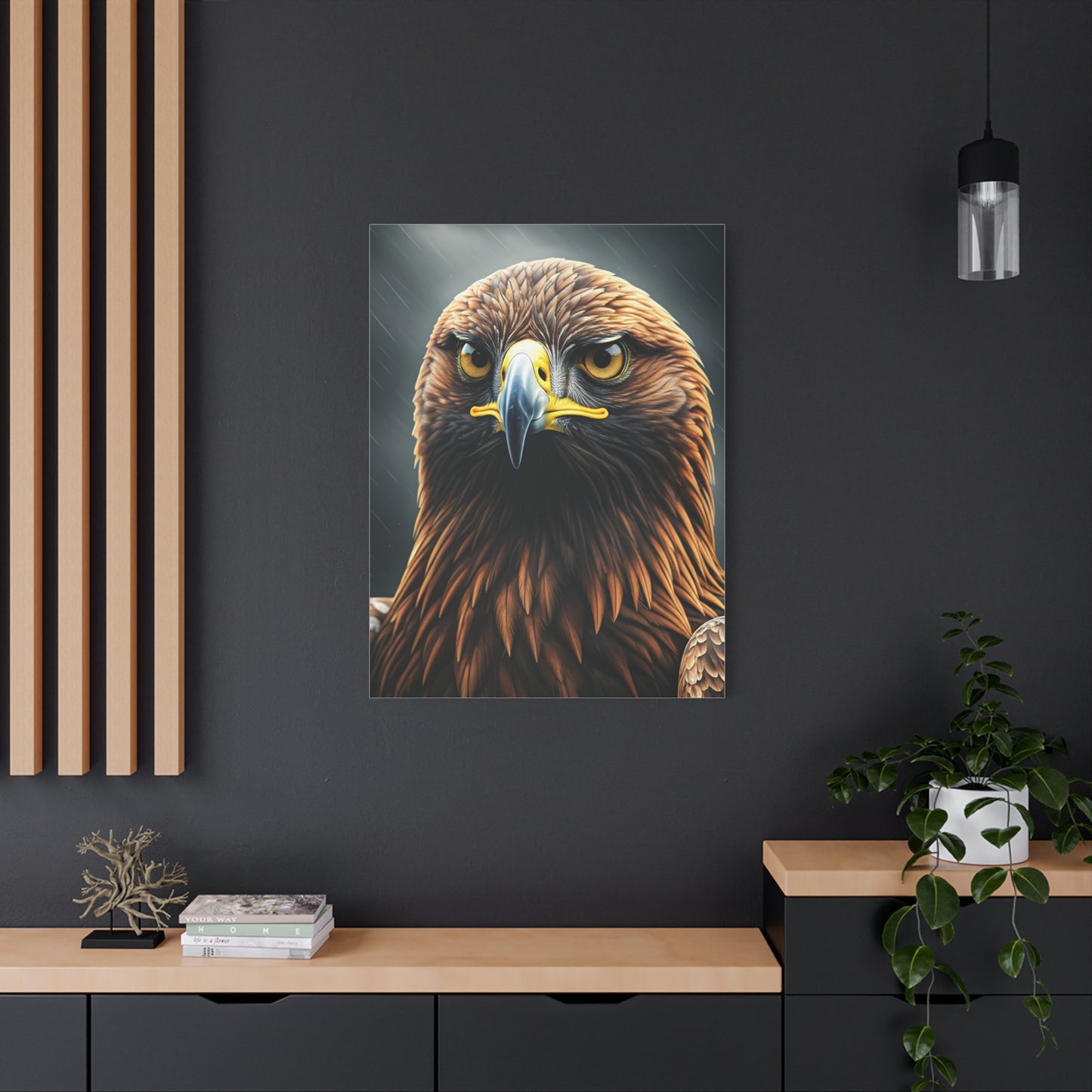Golden Eagle Intensity Wall Art & Canvas Prints