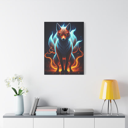 Spirit Flame Fox Wall Art & Canvas Prints