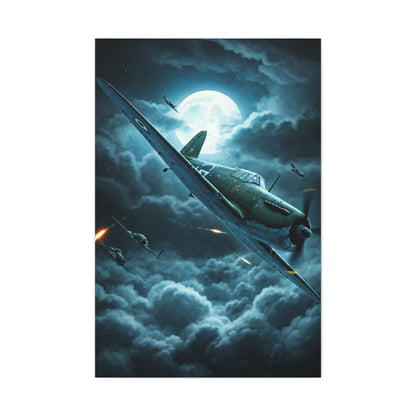 Moonlit Storm Flight Mystery Wall Art & Canvas Prints