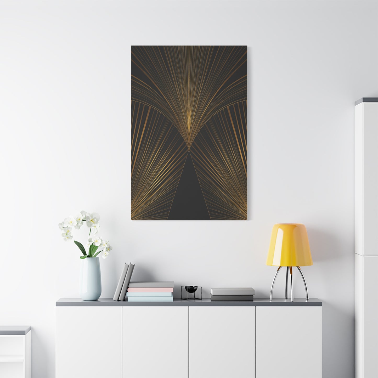 Golden Radiance Arc Deco Wall Art & Canvas Prints