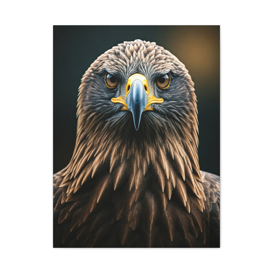Intense Golden Eagle Close-Up Wall Art & Canvas Prints