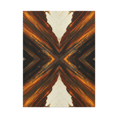 Symmetrical Earth Cross Abstract Wall Art & Canvas Prints