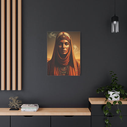 Desert Oracle with Sacred Symbols Wall Art & Canvas Prints