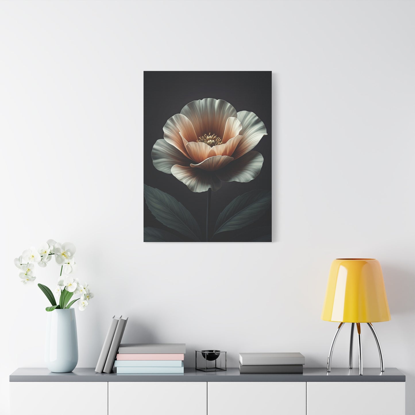 Single Bloom Elegance Floral Wall Art & Canvas Prints