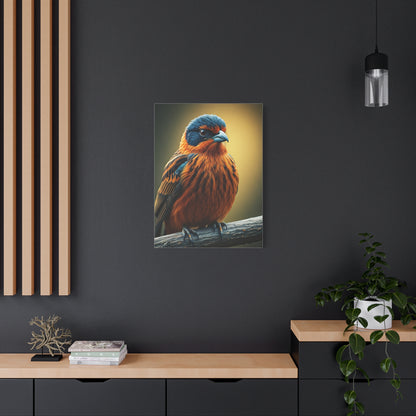 Golden Chest Songbird Portrait Wall Art & Canvas Prints