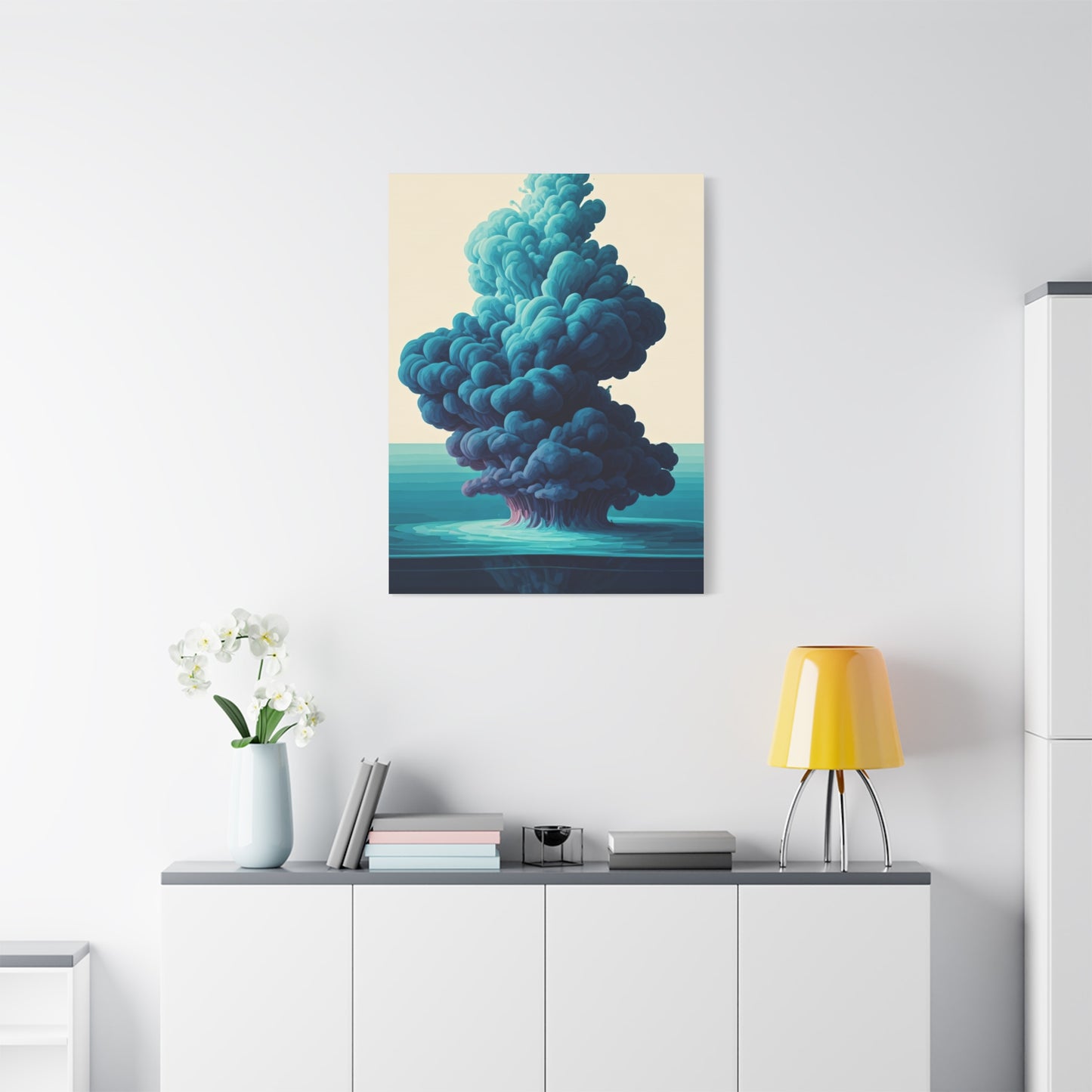 Rising Tide Mist Form Wall Art & Canvas Prints